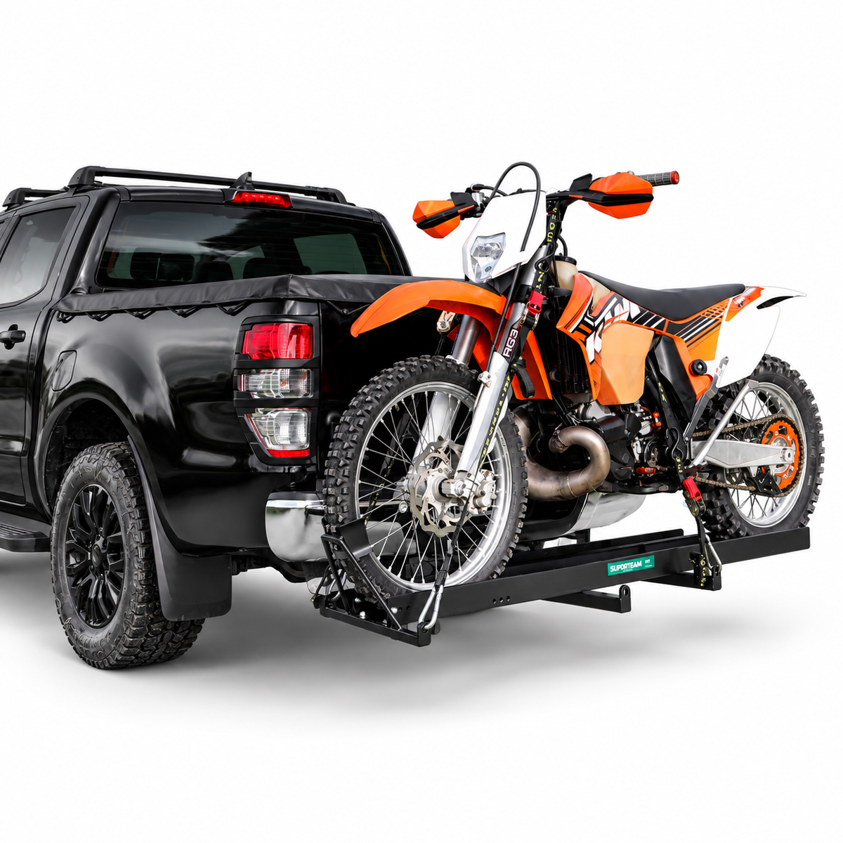 SlipStream Alloy Motorbike Carrier with Ramp & Wheel Lock