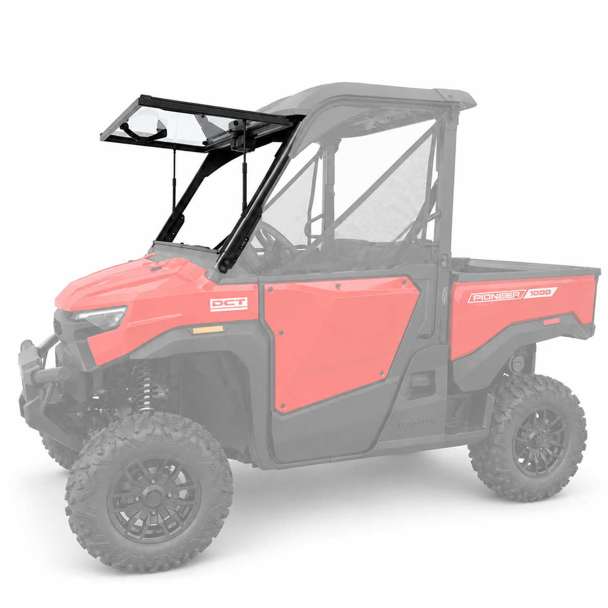 Pioneer 1000 Deluxe Hinging Windscreen & Wiper Kit