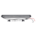 Aurora LED Light Bar 20" 100W Single Row with Wiring Harness