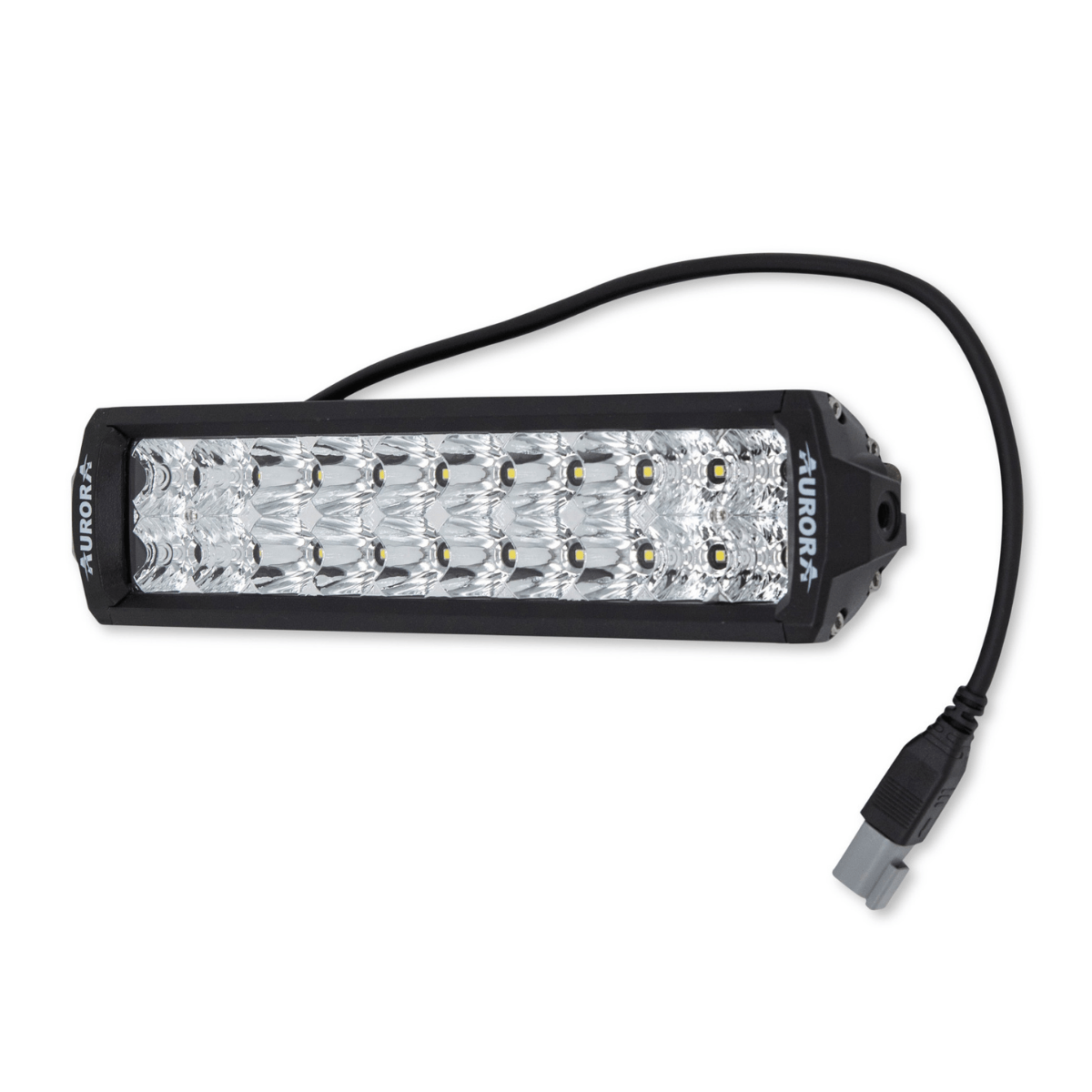 Aurora LED Light Bar 10" 100W Dual Row with Wiring Harness