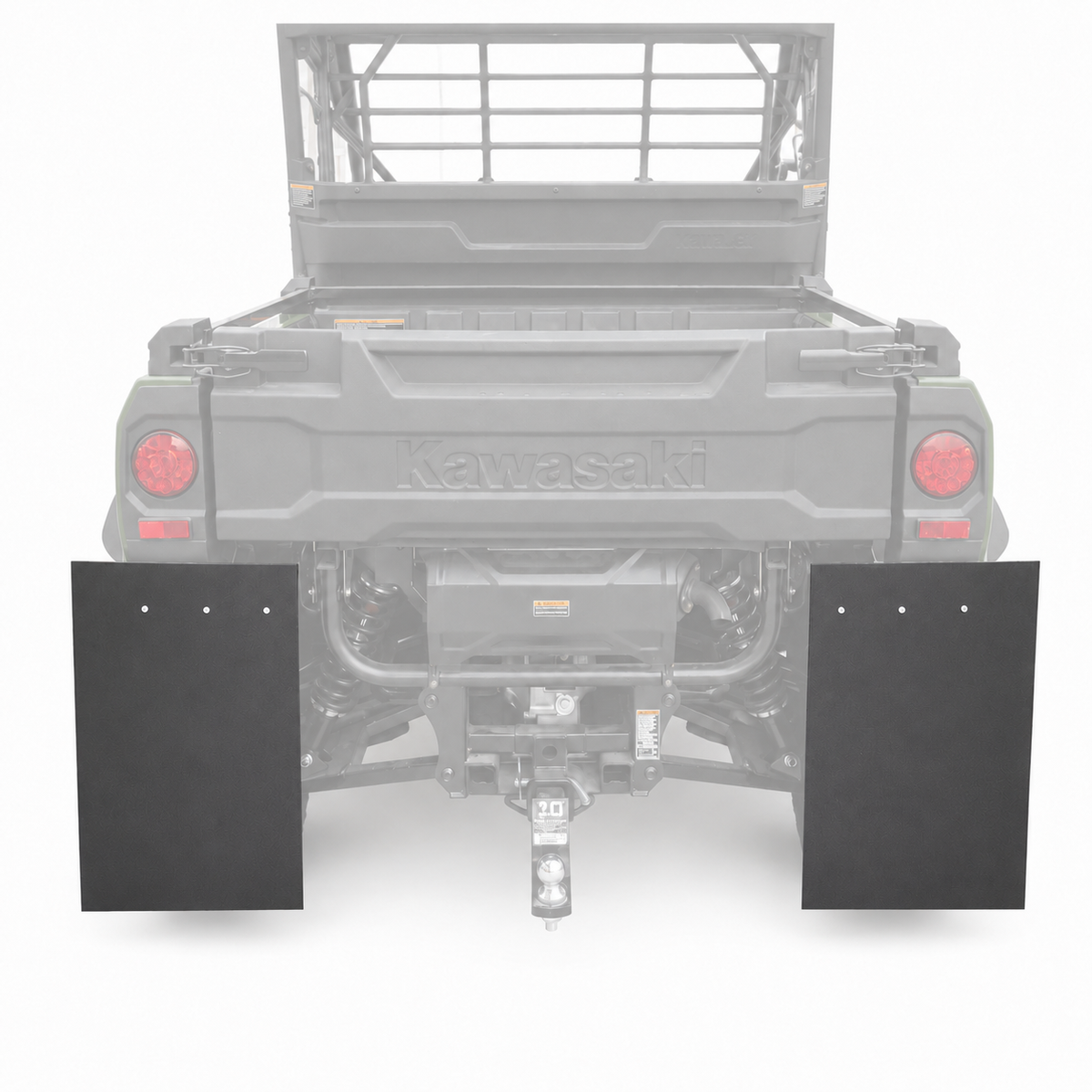 Mule Pro MX Rear Mudflap Kit