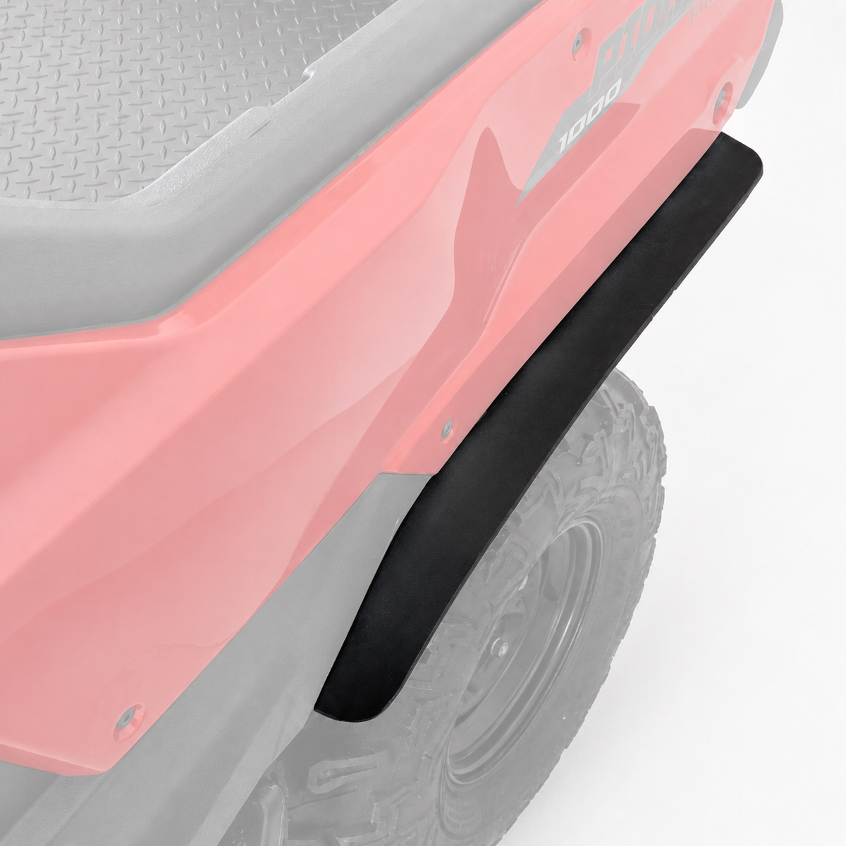 Pioneer 1000-3 Rear Mudguard Flares