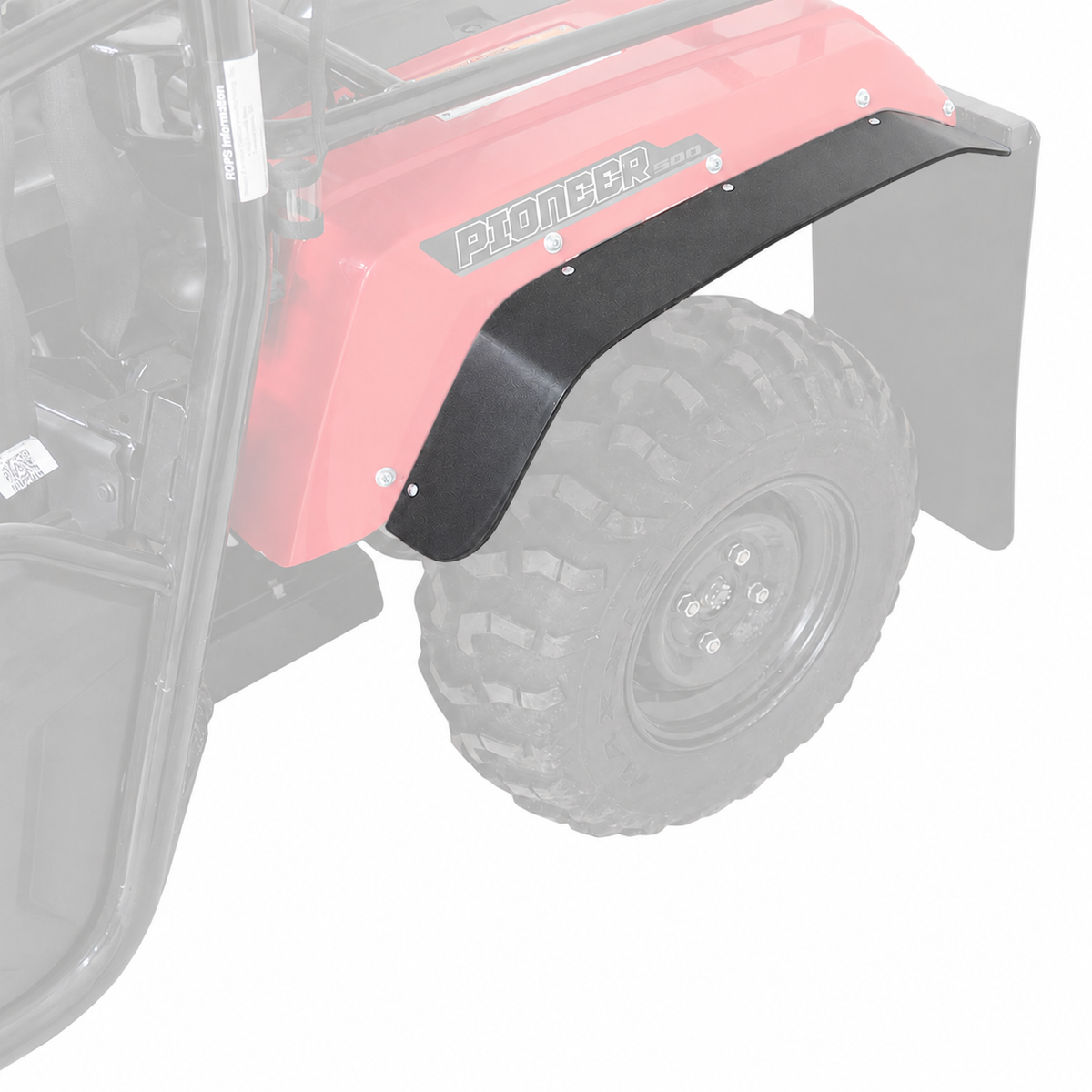 Pioneer 520 Rear Mudguard Flares