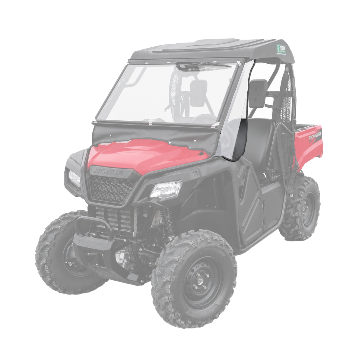 Pioneer 500/520 Side-Fenders - To Suit Fixed Windscreen