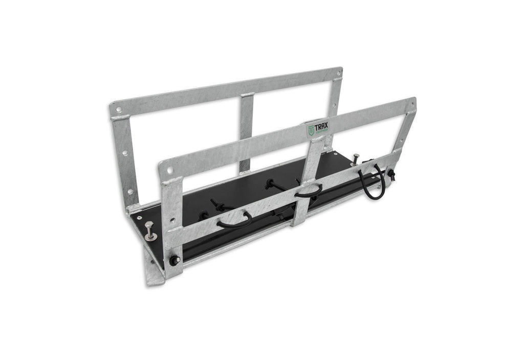 Metal fence Carrier with hold ons and trax brand