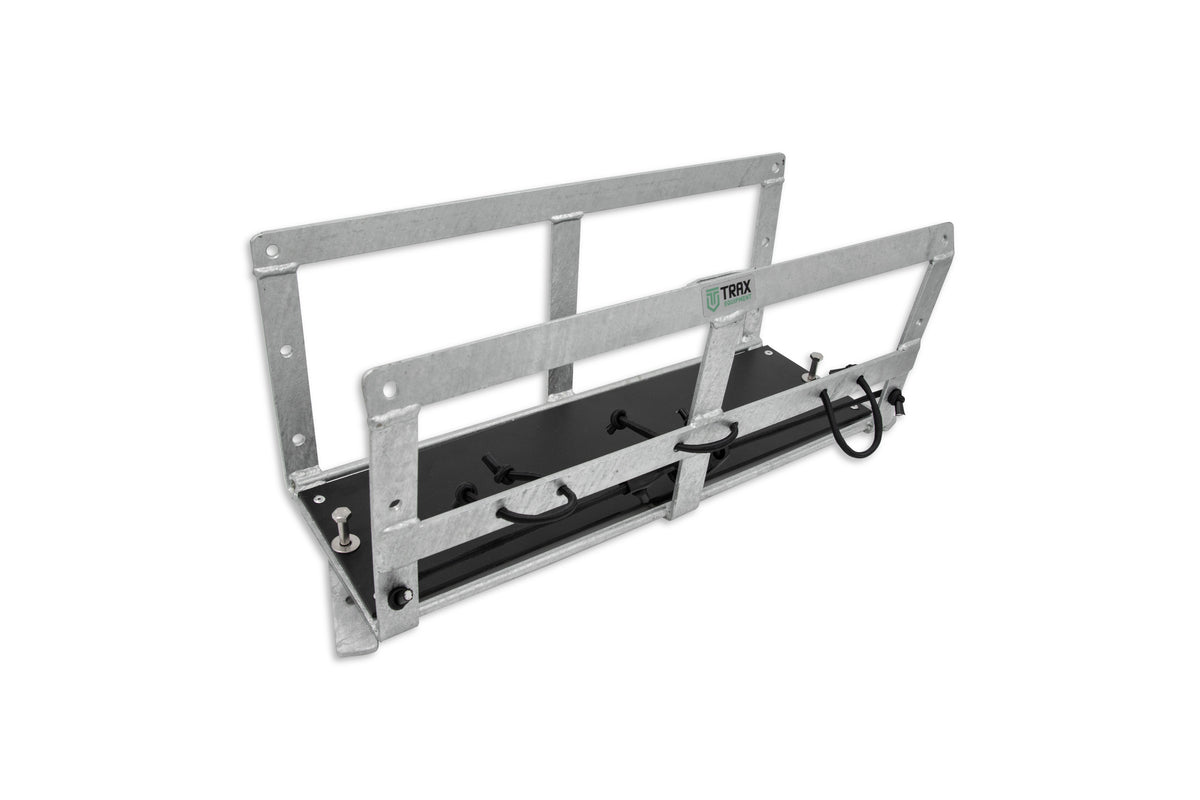 Metal fence Carrier with hold ons and trax brand