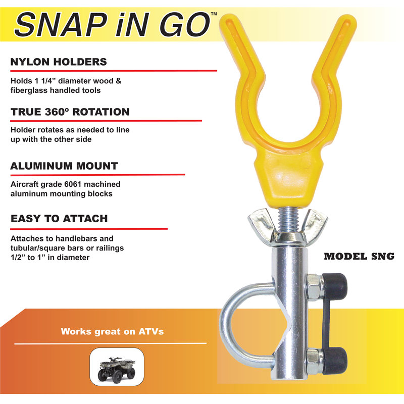 Snap In Go ATV & Bike Tool Holder Trax Equipment