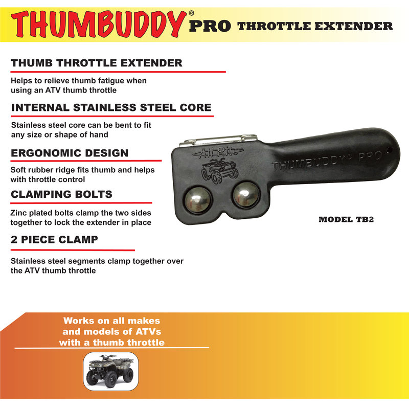 Thumbuddy ATV Throttle Extender