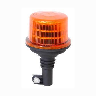 LED Amber Beacon Revolving 10-30v Pole Mount 95mm